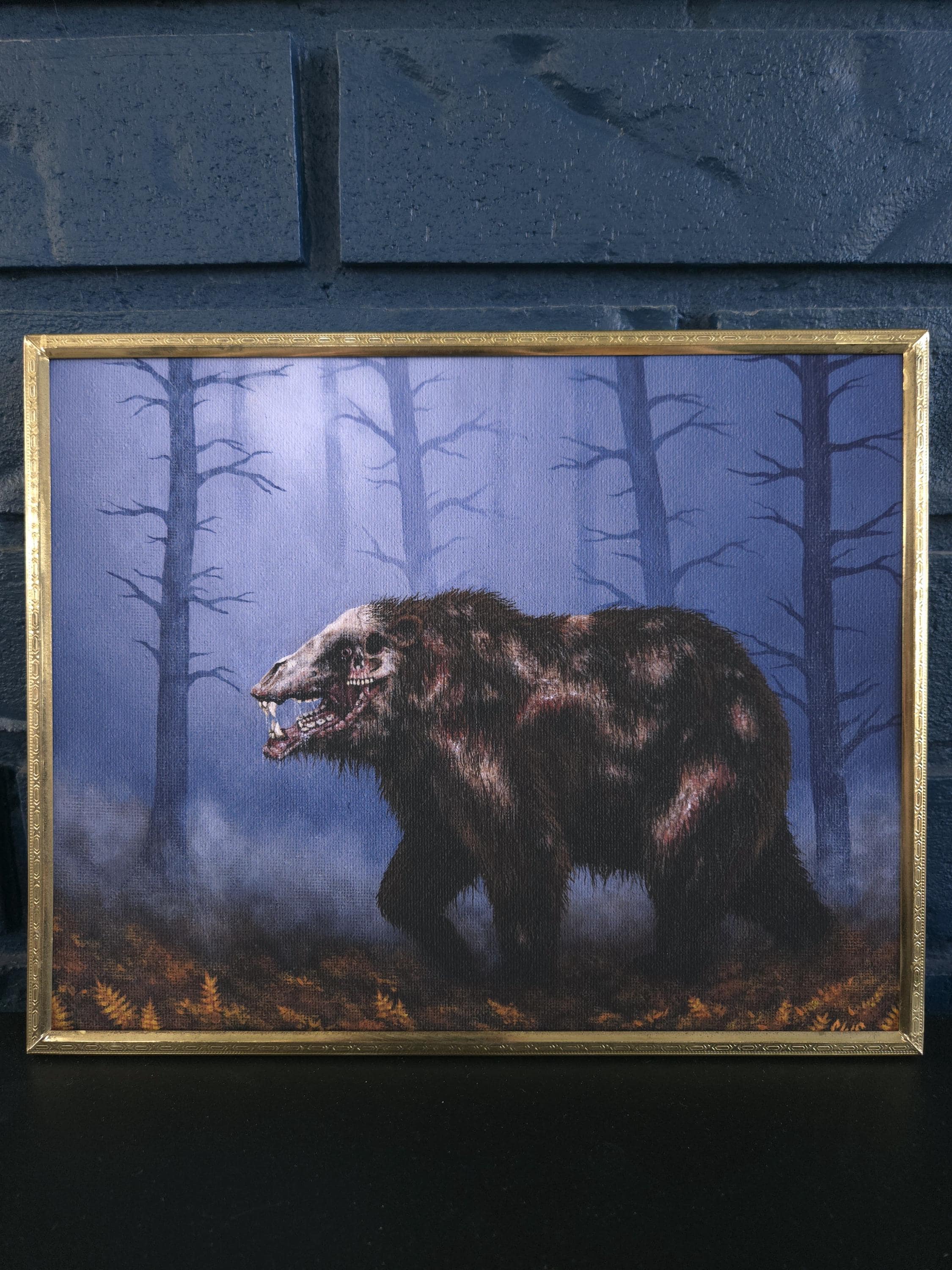 Refracted Fine Art Print, Mutant Bear, Creepy Creatures