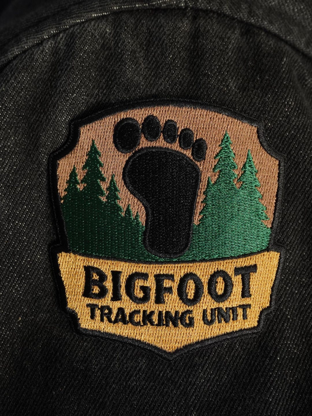 Tracker Patch Bigfoot Tracking Unit Iron-on Patch, Embroidered - Etsy