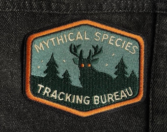 Mythical Species Iron-On Patch, Embroidered