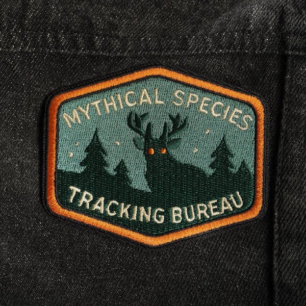 Parche termoadhesivo de especies míticas, bordado