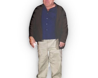 Lustiges Danny Devito geformtes Kissen, kundenspezifisches Neuheitkissen, einzigartiges Wohndekor, dekoratives Kissen, schrullige Geschenkidee