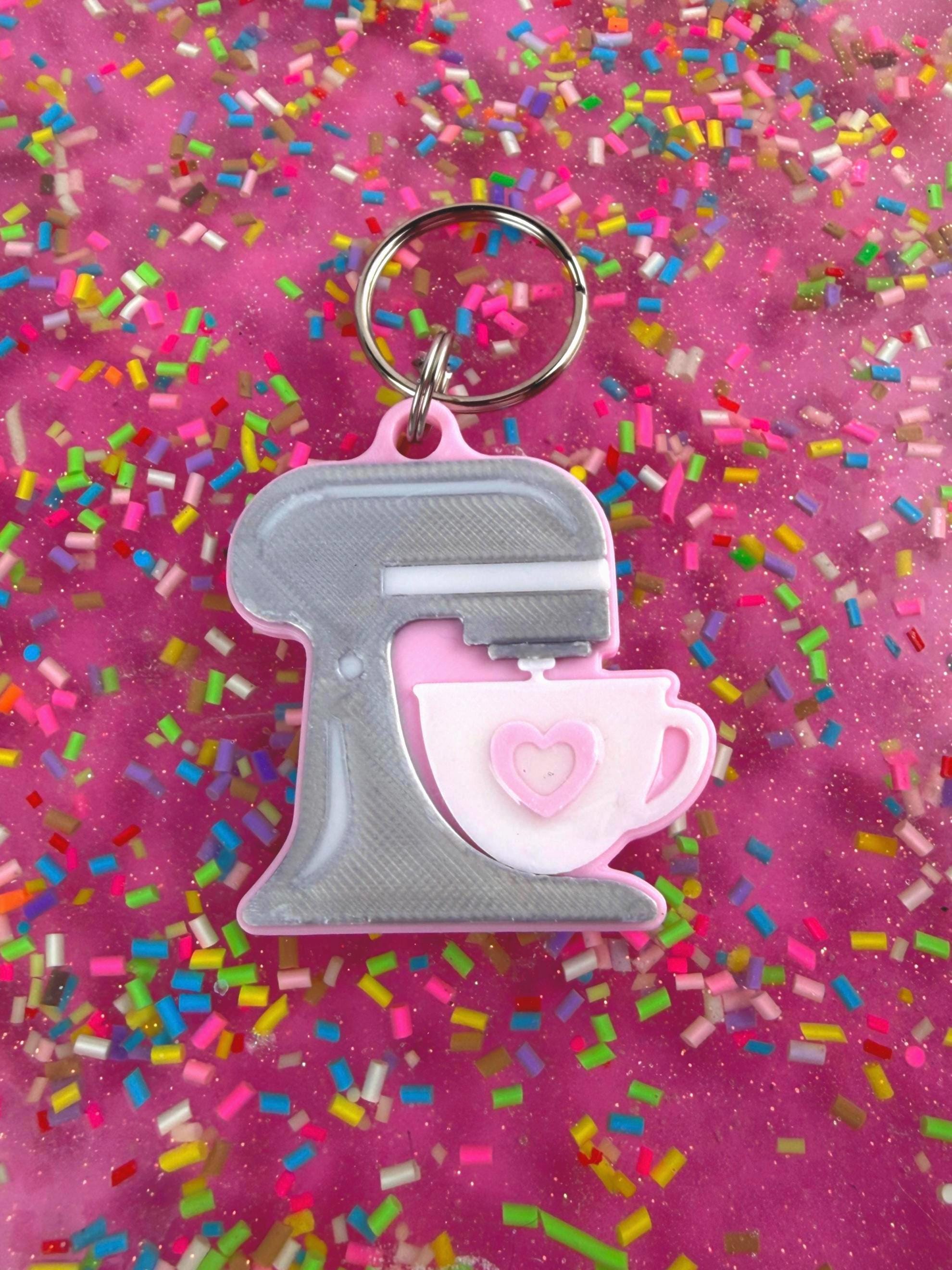 NFC Baker Keychain – 3D Printed Mixer Keychain for Cake Decorators– Tap ...