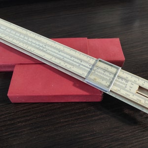 Regolo calcolatore sovietico vintage URSS, rarità originale 1959, prodotto in URSS