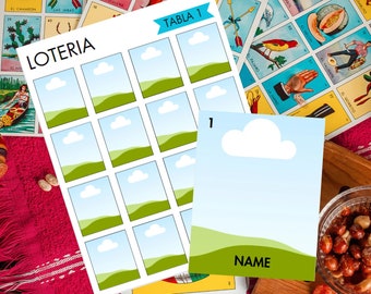 Loteria Invitation Template Loteria Invitation Customizable Loteria ...