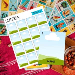 Modèle Loteria personnalisable