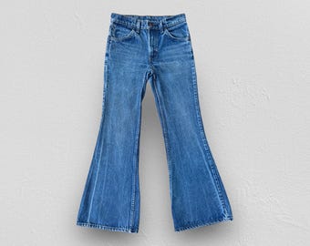 28x33 Vintage 70s Levi's 646 Dark Wash Bell Bottom Flare 28x33 Vintage 70s Levi's 646 Dark Wash Bell Bottom Flare