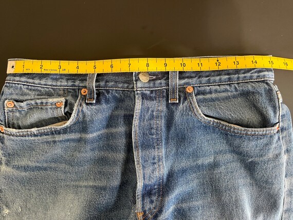 VINTAGE 80s Levi’s 501 Red Tab Denim Jeans - Non … - image 10