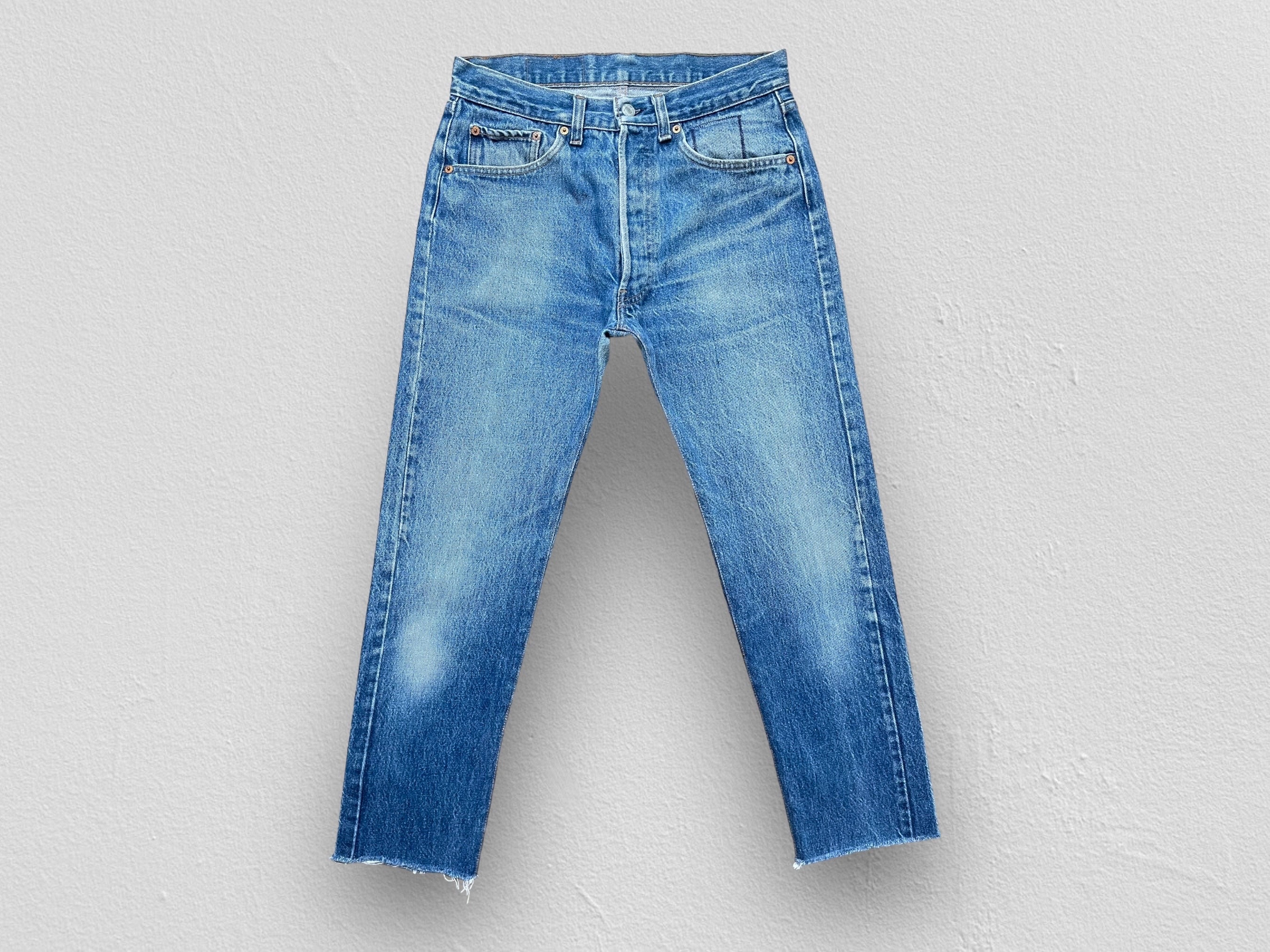 VINTAGE 80s Levis 501CT X Vogue Limited Edition Red Tab Denim 