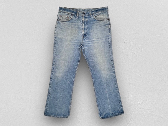 VINTAGE 80s Levi's 517 Red Tab Denim Jeans - Non Selvedge - Made