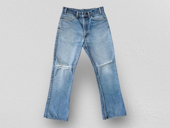 Levi'sリーバイス 646 Talon42 70年代 VINTAGE 70s Levi's 646 Orange Tab Denim Jeans - Talon 42