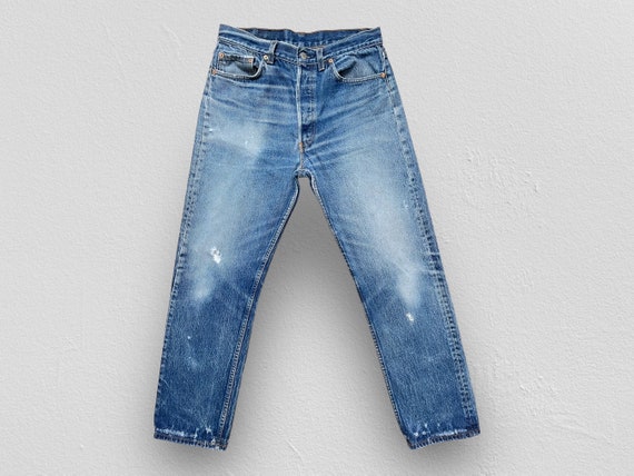 VINTAGE 80s Levi’s 501 Red Tab Denim Jeans - Non … - image 1