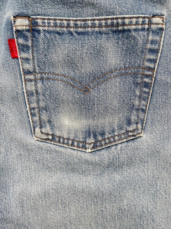 VINTAGE 80s Levi’s 501 Redline Selvedge Denim Jea… - image 4