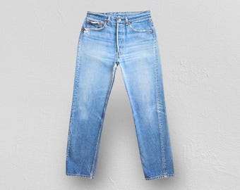 VINTAGE 90s Levi's 505 Orange Tab Denim Jeans - Non Selvedge