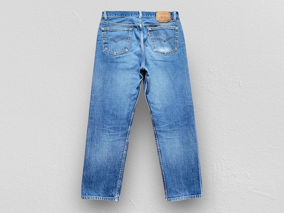 直営店に限定 VINTAGE Selvedge Non - Jeans Denim Tab Red 501 Levi's 1991 パンツ