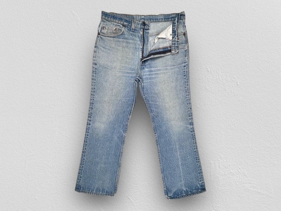 VINTAGE 80s Levi's 517 Red Tab Denim Jeans - Non Selvedge - Made