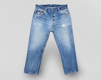 VINTAGE 80s Levi’s 501 Red Tab Denim Jeans - Non Selvedge - Made in USA