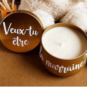 Godmother request, godmother scented candle, godmother gift, godfather gift, godfather request, godfather scented candle, pregnancy announcement