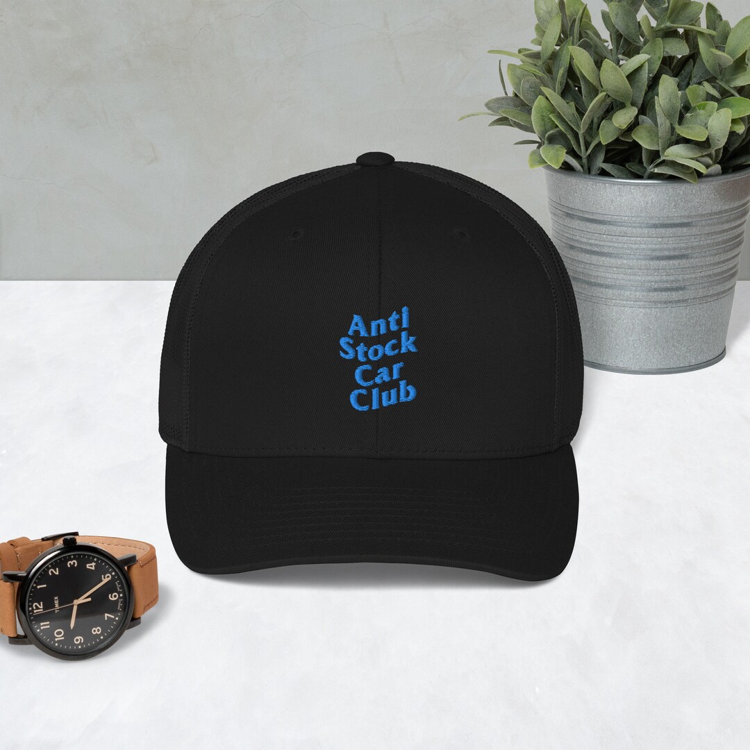 Anti Stock Car Club Trucker Hat Etsy