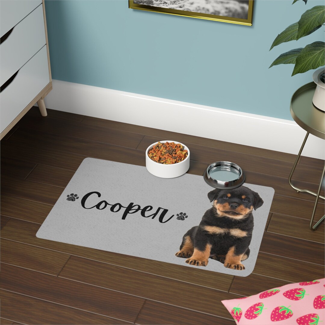 Personalized Dog Food Mats Custom Pet Accessories for Pet Etsy