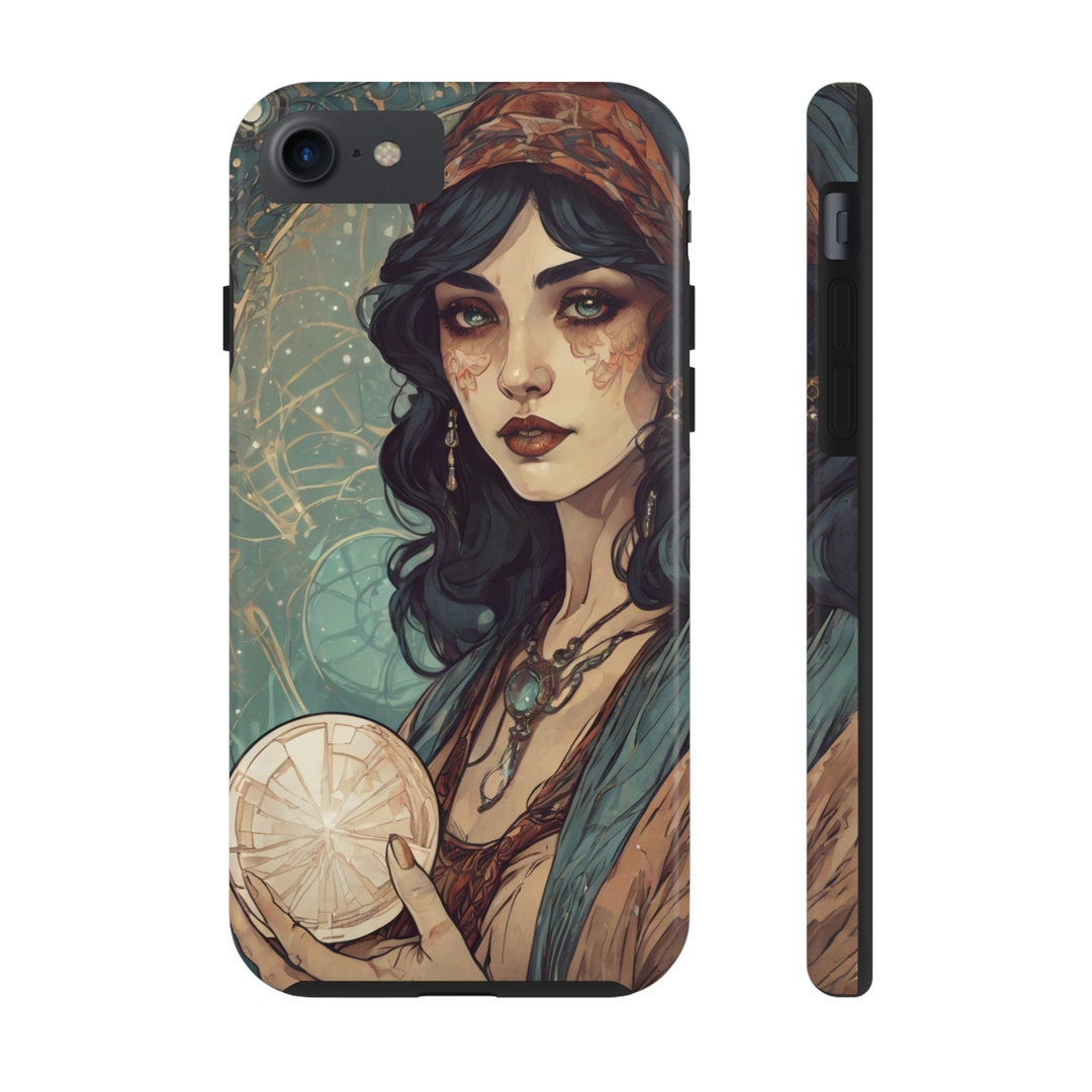 Gypsy Woman Tough Phone Cases Gypsy Witch Art Vintage Etsy