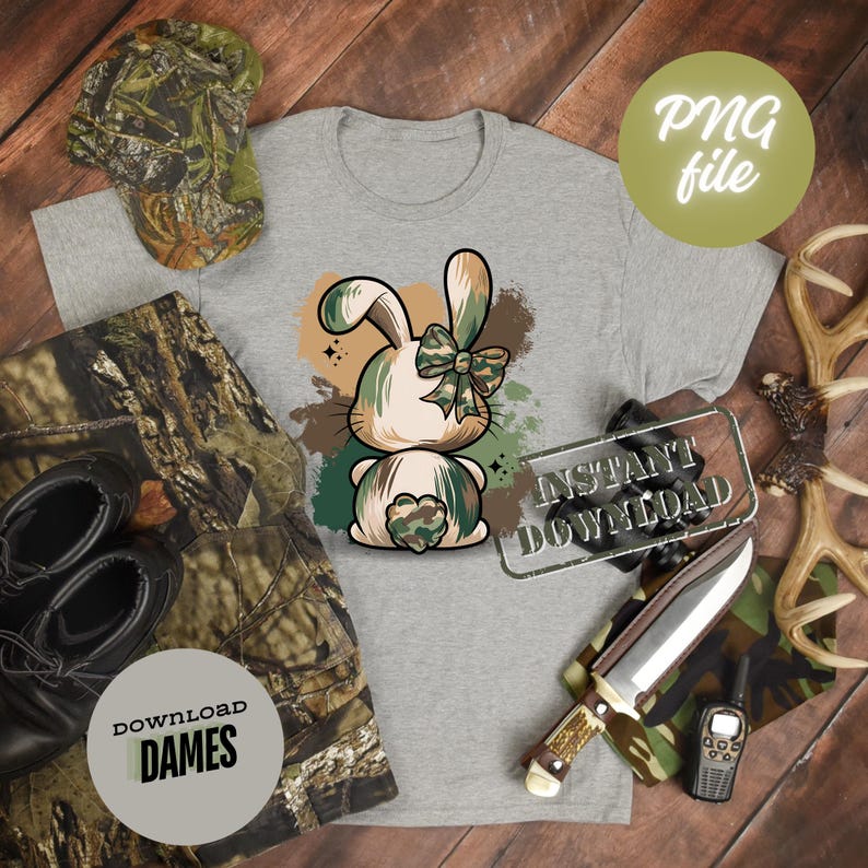 What Bunny Rabbit Camaflouges Camo Coquette Easter Back Bunny Bow Png Camouflage File Military ...