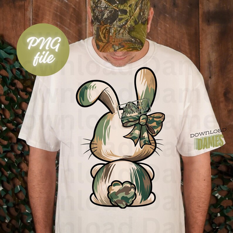 What Bunny Rabbit Camaflouges Camo Coquette Easter Back Bunny Bow Png Camouflage File Military ...