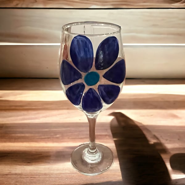 Flower Wine Glass