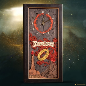 Der Herr Der Ringe 3D Wanduhr