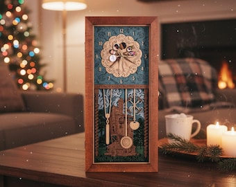 WEASLEY FAMILY CLOCK - Handcrafted Harry Pottery gifts for women - Harry Pottery Christmas gifts for her