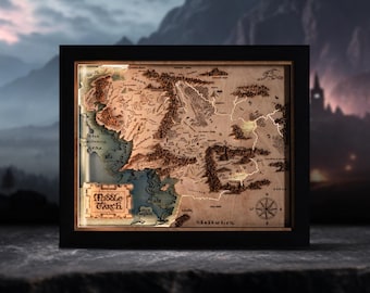 Poster The Lord of the Rings - Map of the Middle Earth | Muur posters | 3 1 GRATIS Poster The Lord of the Rings - Map of the Middle Earth | Muur posters | 3 1 GRATIS