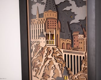 HOLZWARTS 3D HOLZ UHR