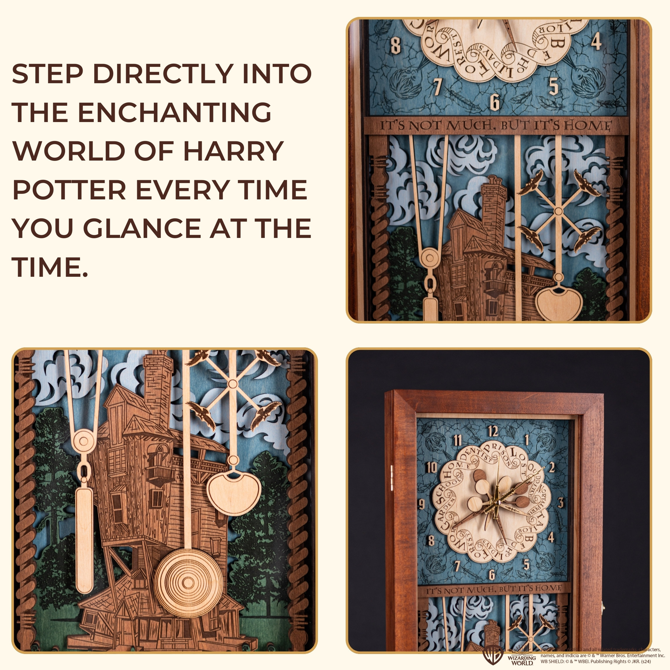 ウィーズリー家の時計 - ハリーポッターのギフトに最適 - 手作り