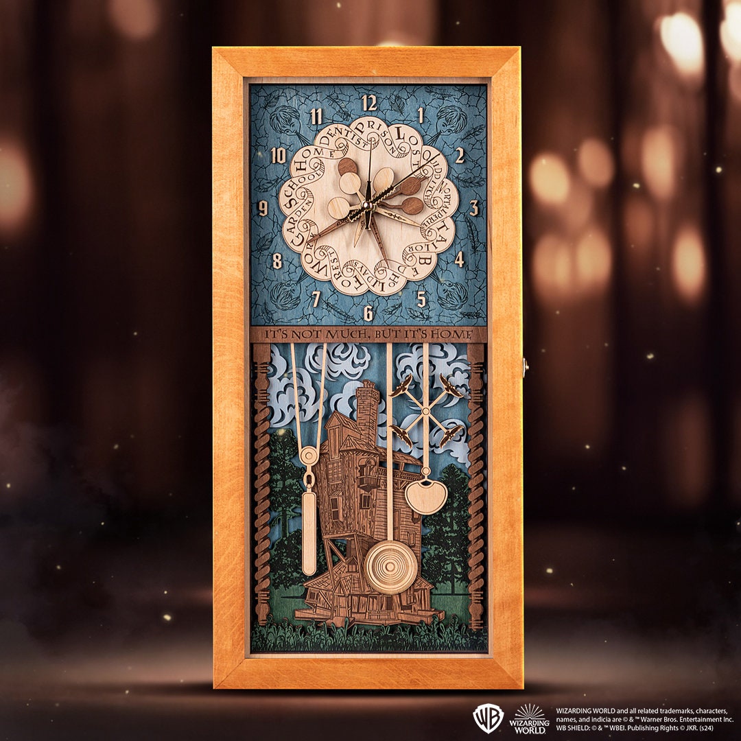 ウィーズリー家のスプーン付き壁掛け時計 - ハリー・ポッターギフト
