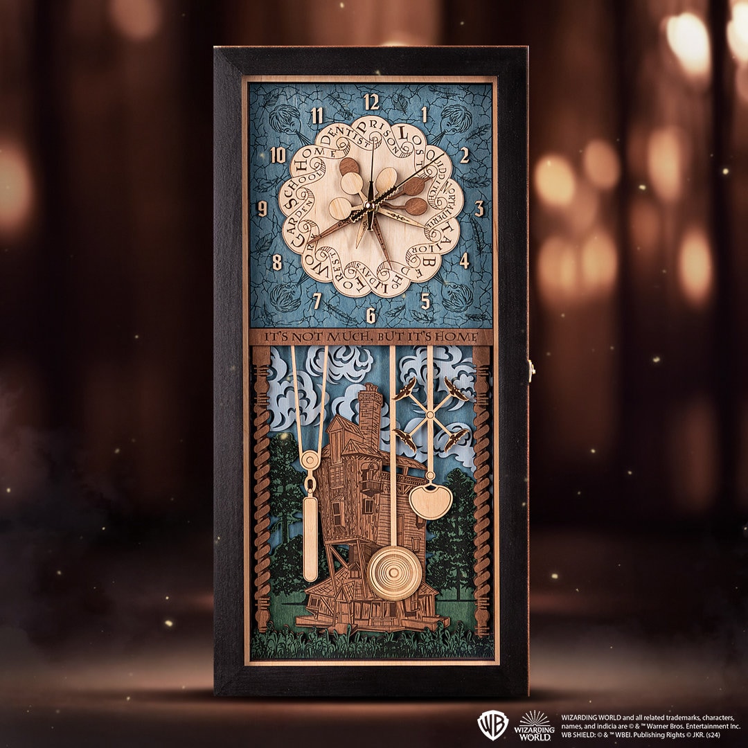 ウィーズリー家のスプーン付き壁掛け時計 - ハリー・ポッターギフト