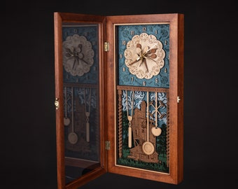 ウィーズリー家のスプーン付き壁掛け時計 - ハリー・ポッターギフト