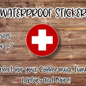 First Aid Sticker
