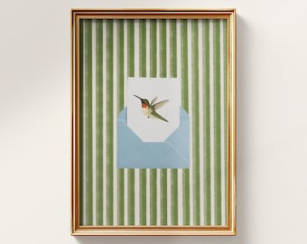 Hummingbird Printable Wall Art, Signs From Heaven, Digital Download