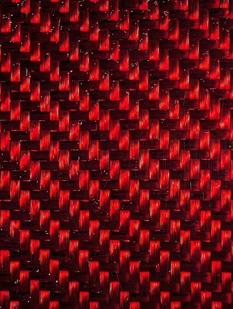 Red Carbon Fiber Phone Case Handmade Real Carbon Fiber iPhone 15, 15