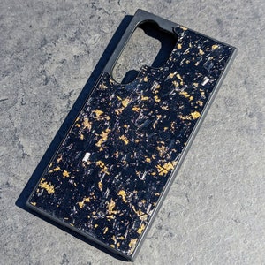 Forged Carbon Fiber Phone Case with Gold Flake | Samsung Galaxy S25 | S24 | S23 | S22