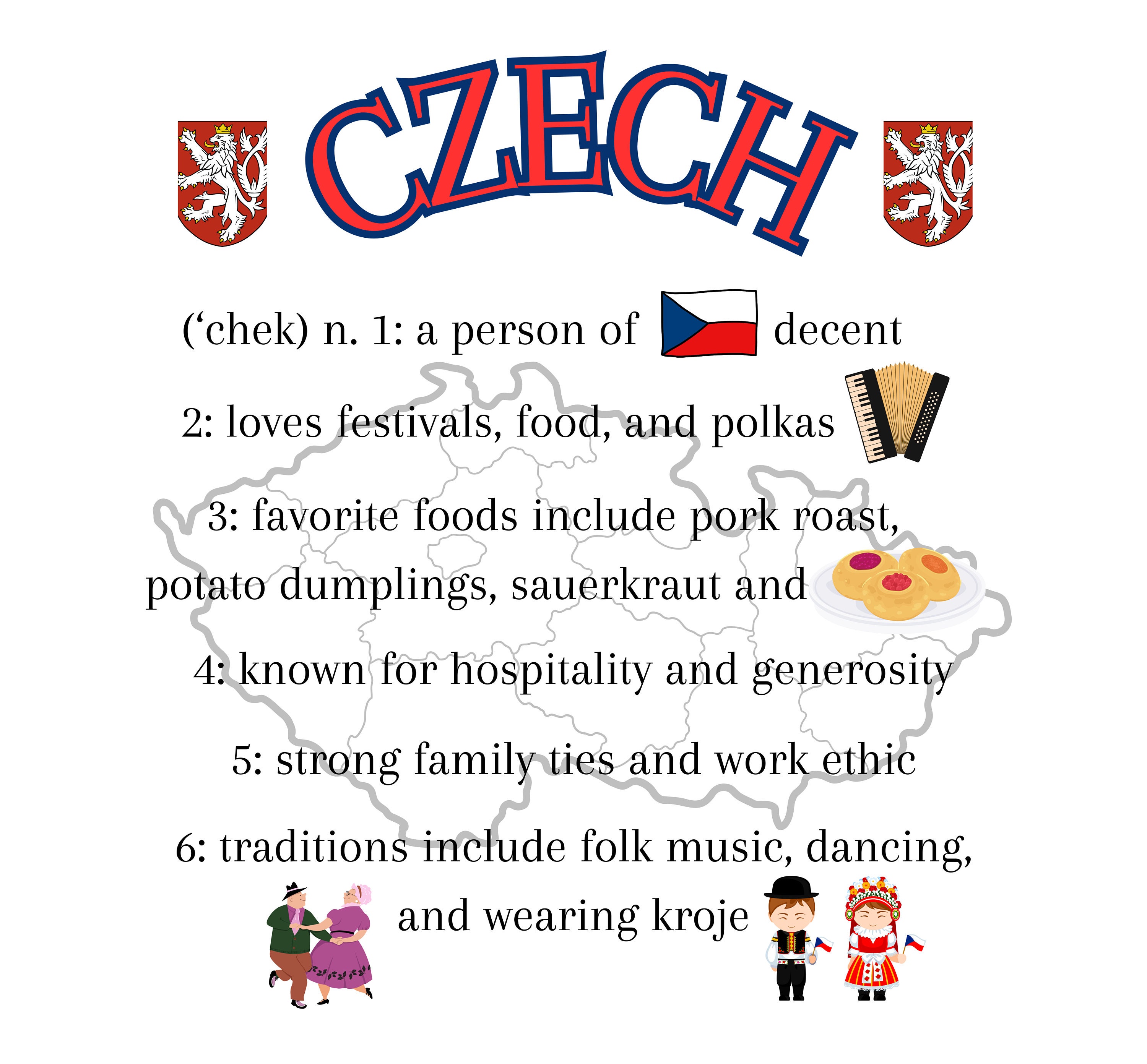 Czech Definition Tshirt, Czech Culture Shirt, Gift for Czech, Cool Czech Graphic Tee, Cute