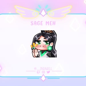 Cute Animated Valorant Raze Love Emote for Twitch, Youtube and Discord