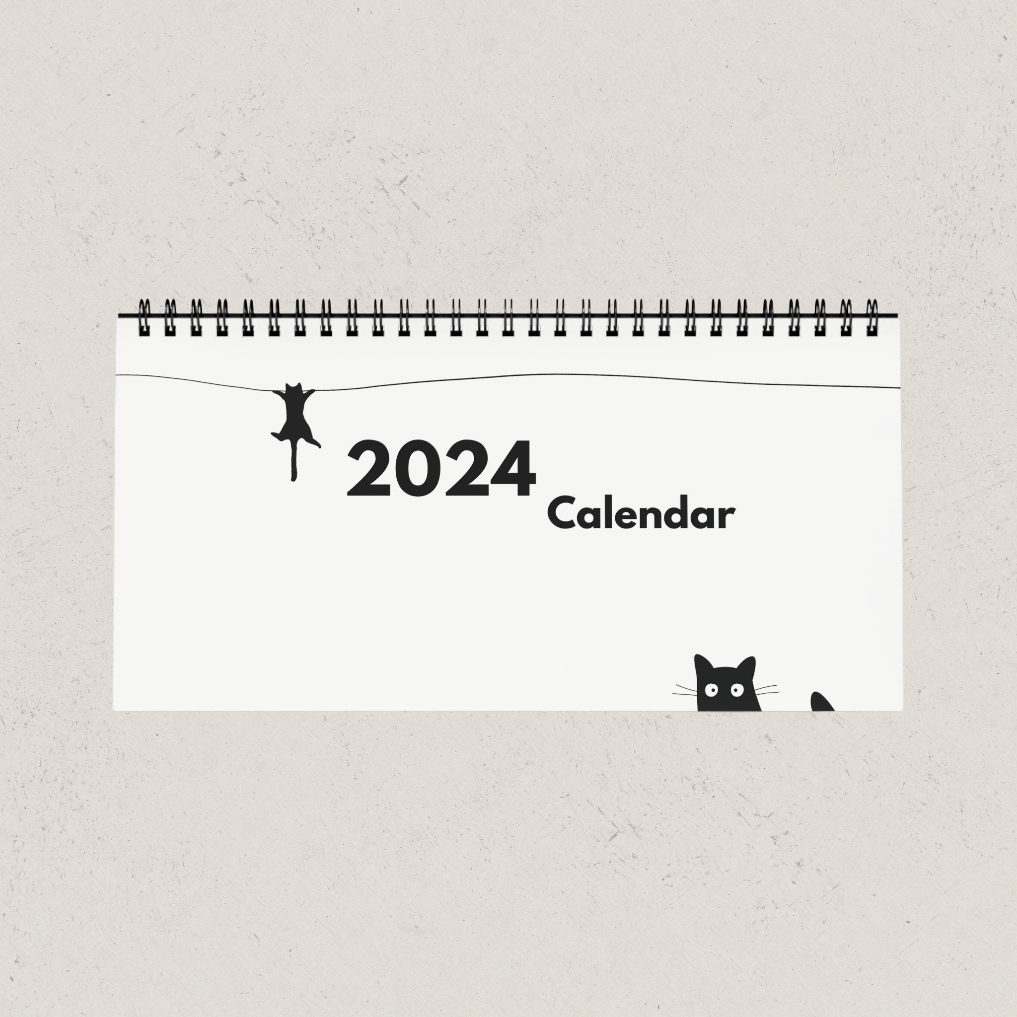 Calendar 2024 Cute Animal Calendar 2024 Desk Calendar Monthly