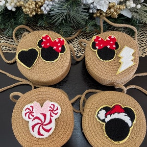 Disney Mickey & Minnie Mouse Variation Straw Bags.