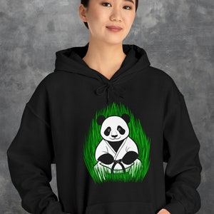 Karate Panda Adult Hoodie: Martial Arts Gift