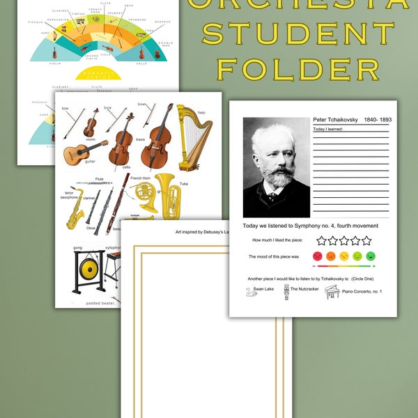 Cycle 3 Student Orchestra Folder