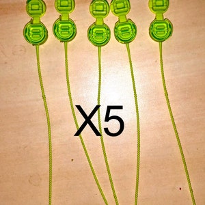 X5 Plomb scellé EDF linky ER 92 plastique vert compteur électrique image 1