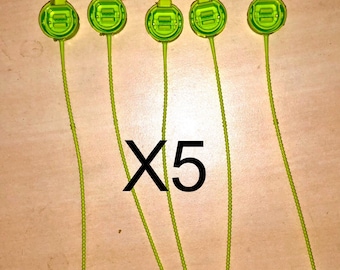 X5 Plomb scellé EDF  linky ER 92 plastique vert compteur électrique