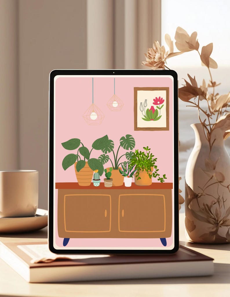 Tablet iPad Wallpaper Digital Download Etsy