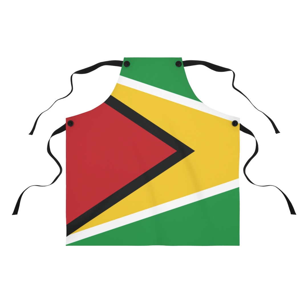 Elevate Your Kitchen Style With a Guyana Flag Apron Cook Etsy