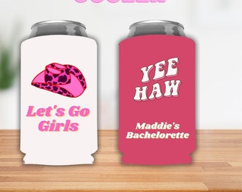 Personalized Photo Can Cooler: Custom Bachelorette Party Favors